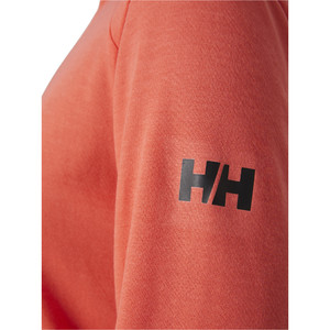 2022 Helly Hansen De Bajura Con Media Cremallera Para Mujer 34249 - Coral Caliente